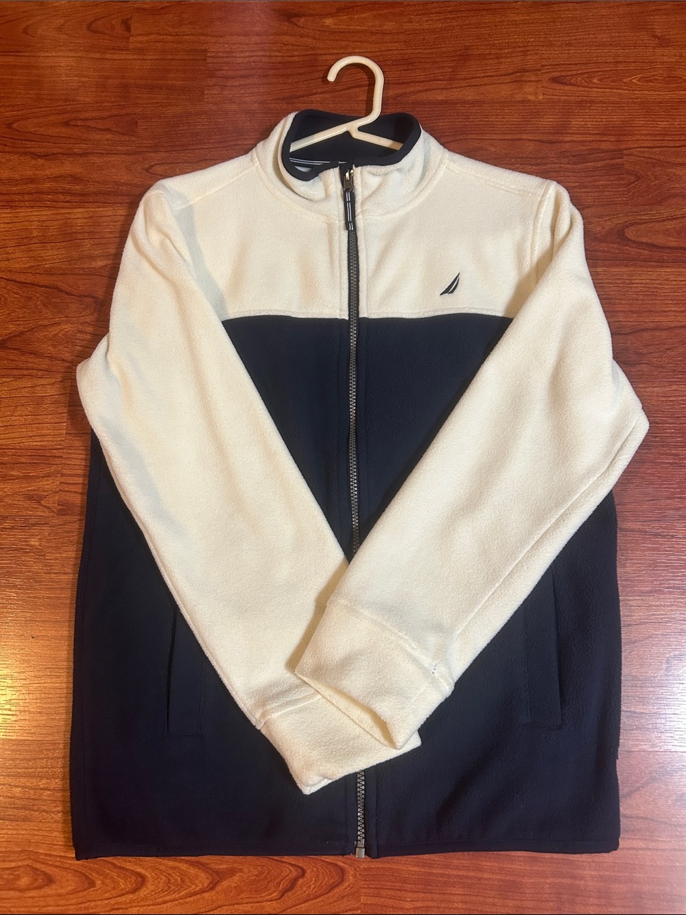 Boys Nautica Fleece Full Zip Sweater Large 14/16
